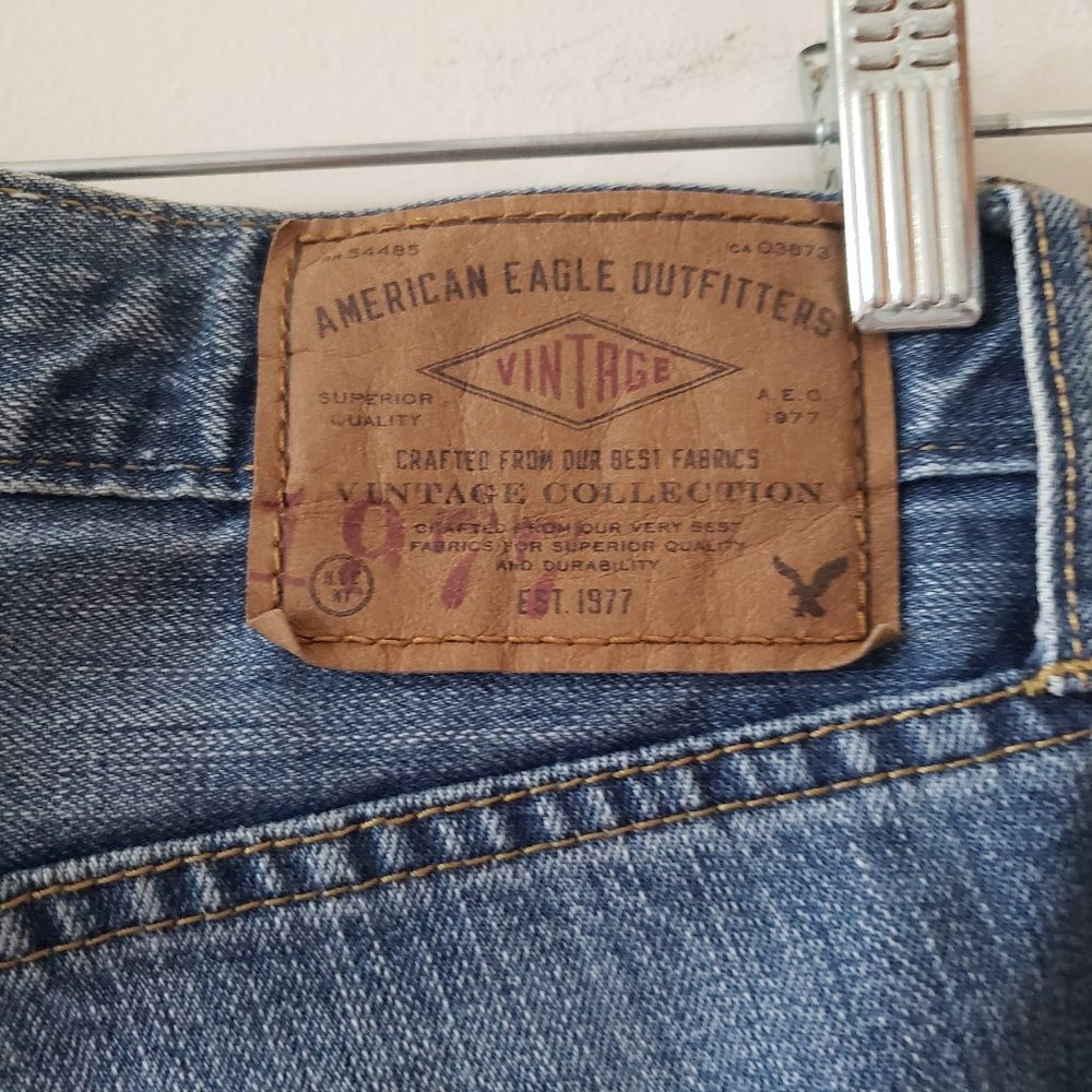 American Eagle Slim Straight Medium Jeans 26x28 - Picture 6 of 7